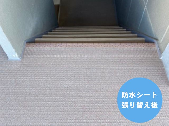 防水シート 張り替え後 (4)