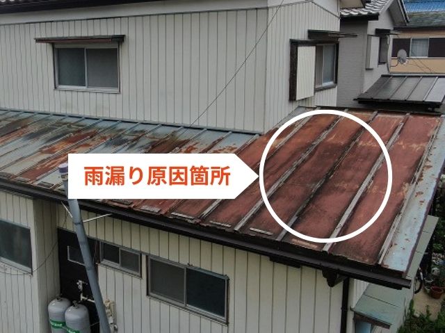 雨漏り原因箇所