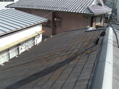 中野区　屋根リフォーム　屋根塗装　施工前