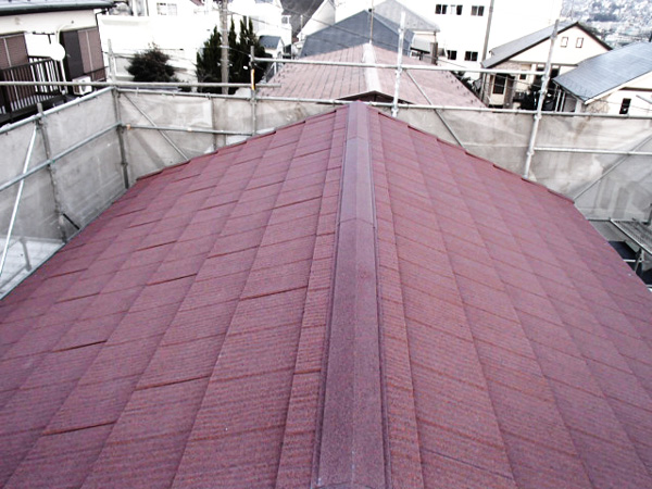 神奈川県　横浜市港南区 葺き替え 完成 エコグラーニ