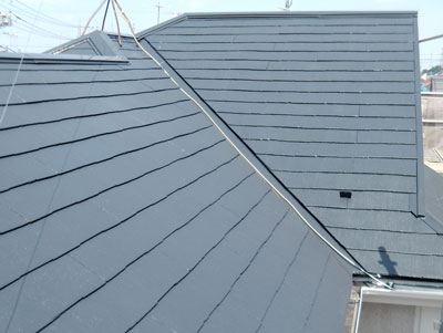 立川市　遮熱塗料（屋根）とセルフクリーニング塗料（外壁）で省エネ事例　施工後