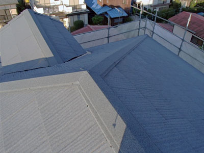 横浜市緑区　屋根カバー工法と屋根塗装、外壁塗装 施工後