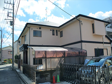 神奈川県横浜市神奈川区　外壁塗装・屋根塗装工事 施工後