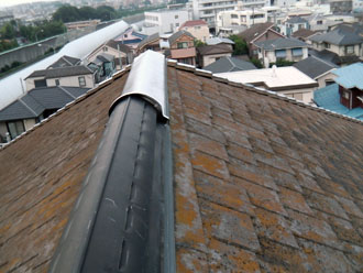 横浜市緑区　屋根カバー工法と屋根塗装、外壁塗装 施工前