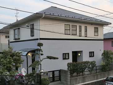 千葉県松戸市　築15年の住まいを屋根塗装と外壁塗装でリフォーム　施工後