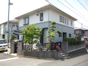千葉県松戸市　築15年の住まいを屋根塗装と外壁塗装でリフォーム　施工前