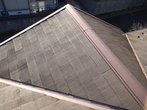千葉県印旛郡酒々井町　屋根と外壁を遮熱塗料＆耐汚性塗料で塗装　更にベランダ防水　施工前