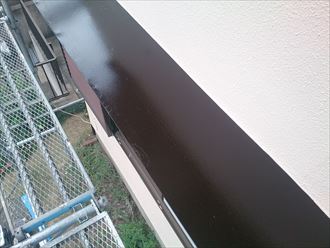 富里市屋根塗装竣工間近001