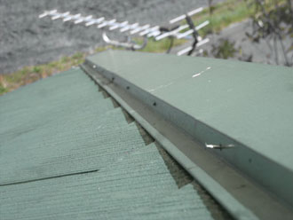 茂原市　屋根塗装調査　板金