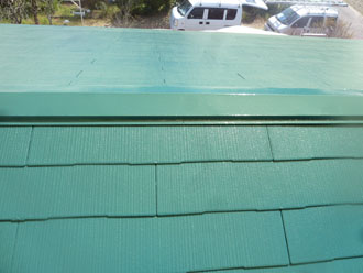 茂原市　屋根塗装　完工2
