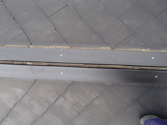 江東区　棟板金交換工事　樹脂製貫板のタフモック