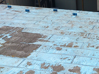 江戸川区　屋根カバー工法前の屋根