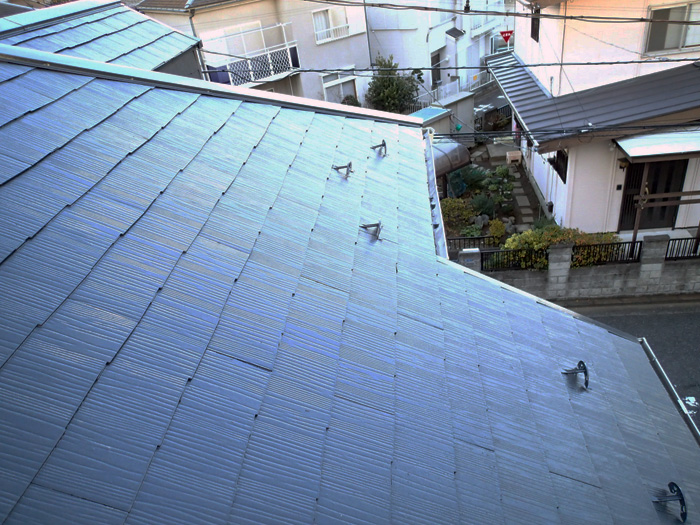 江東区　屋根塗装完了
