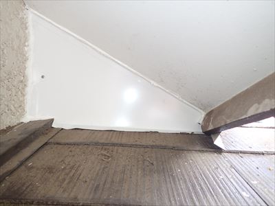 千葉市緑区｜棟違い屋根の雨漏り修理（ガルバリウム鋼板カバー）の施工事例をご紹介！、施工後写真