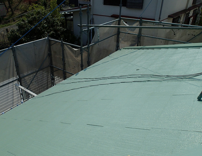 墨田区　屋根塗装　完了