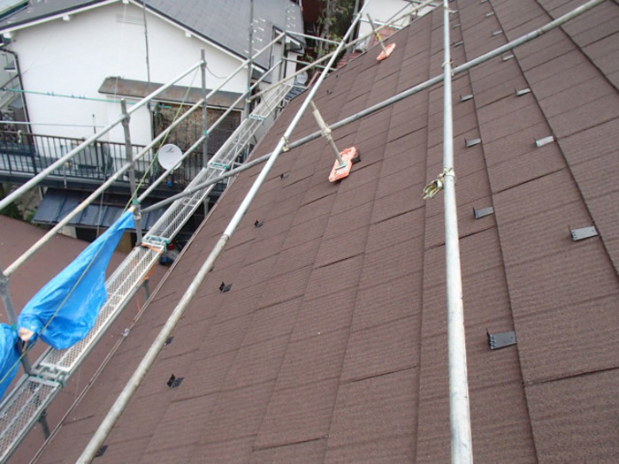 足立区　屋根カバー工法　完了