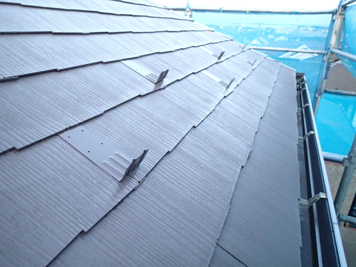 川崎市中原区　屋根塗装完了
