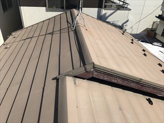 江戸川区金属屋根への塗装