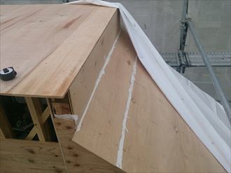 板橋区｜下葺きからの屋根葺き替え工事とトップライト板金カバー、施工前写真