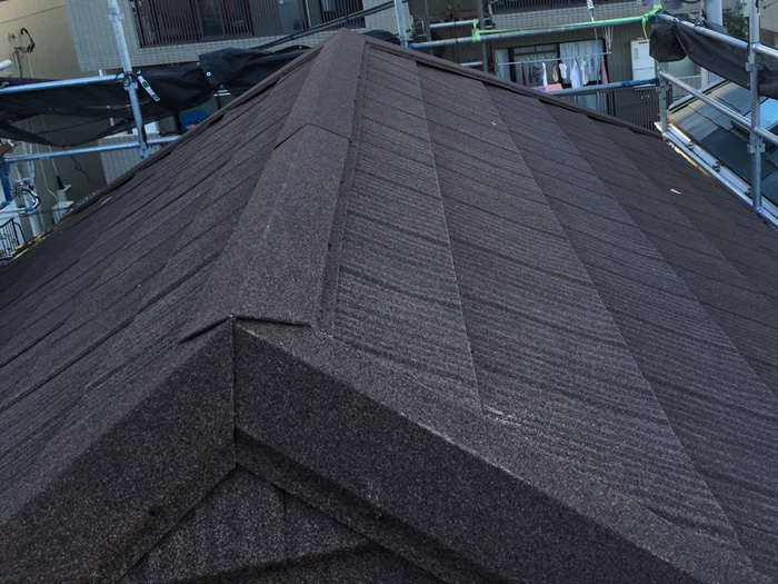 横浜市　屋根カバー工法完了