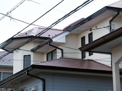 屋根塗装後のスレート屋根