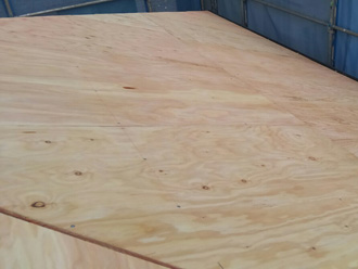 印西市平賀　屋根葺き替え工事　野地板交換