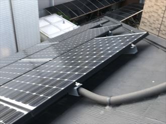 太陽光パネルが設置されている屋根