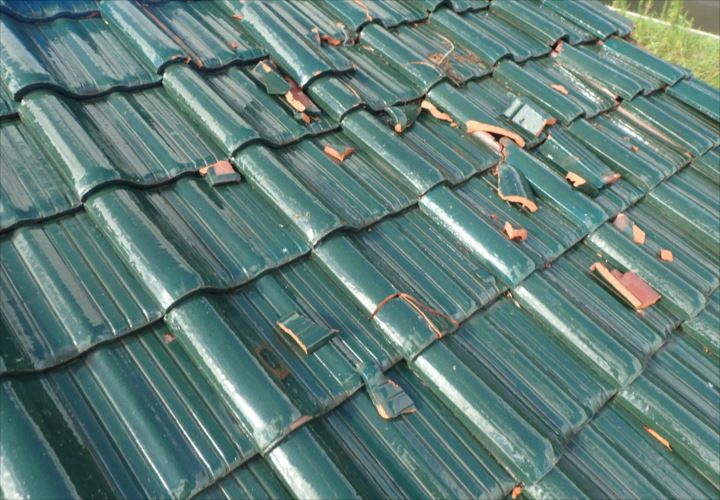 木更津市　製造が終了となった屋根材