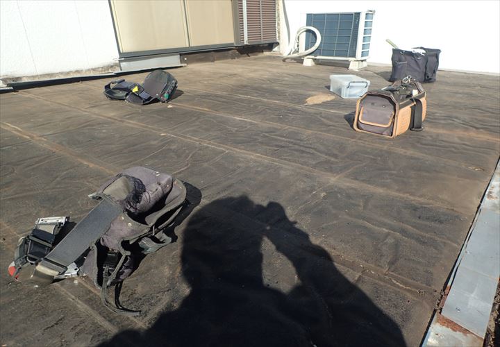 千葉市　既存の屋根材撤去