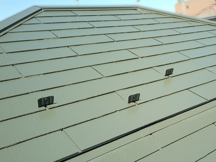 サーモアイ屋根塗装完成