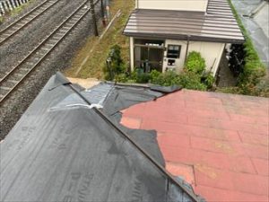 屋根の破損
