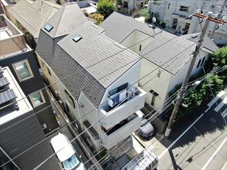 板橋区赤塚にてヤネフレッシュF（RC-120）を使用し屋根塗装工事を実施致しました！施工状況や費用をご紹介しております！、施工前写真